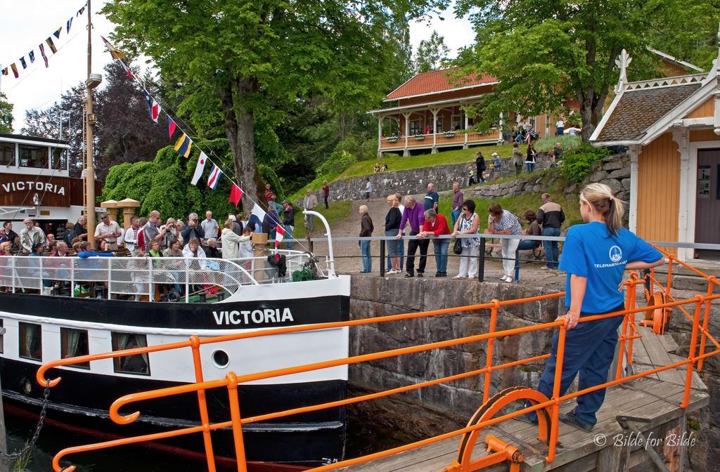 ホテル Vrangfoss Sluse Ulefoss エクステリア 写真