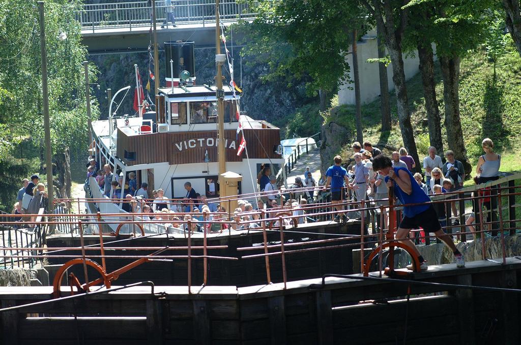 ホテル Vrangfoss Sluse Ulefoss エクステリア 写真